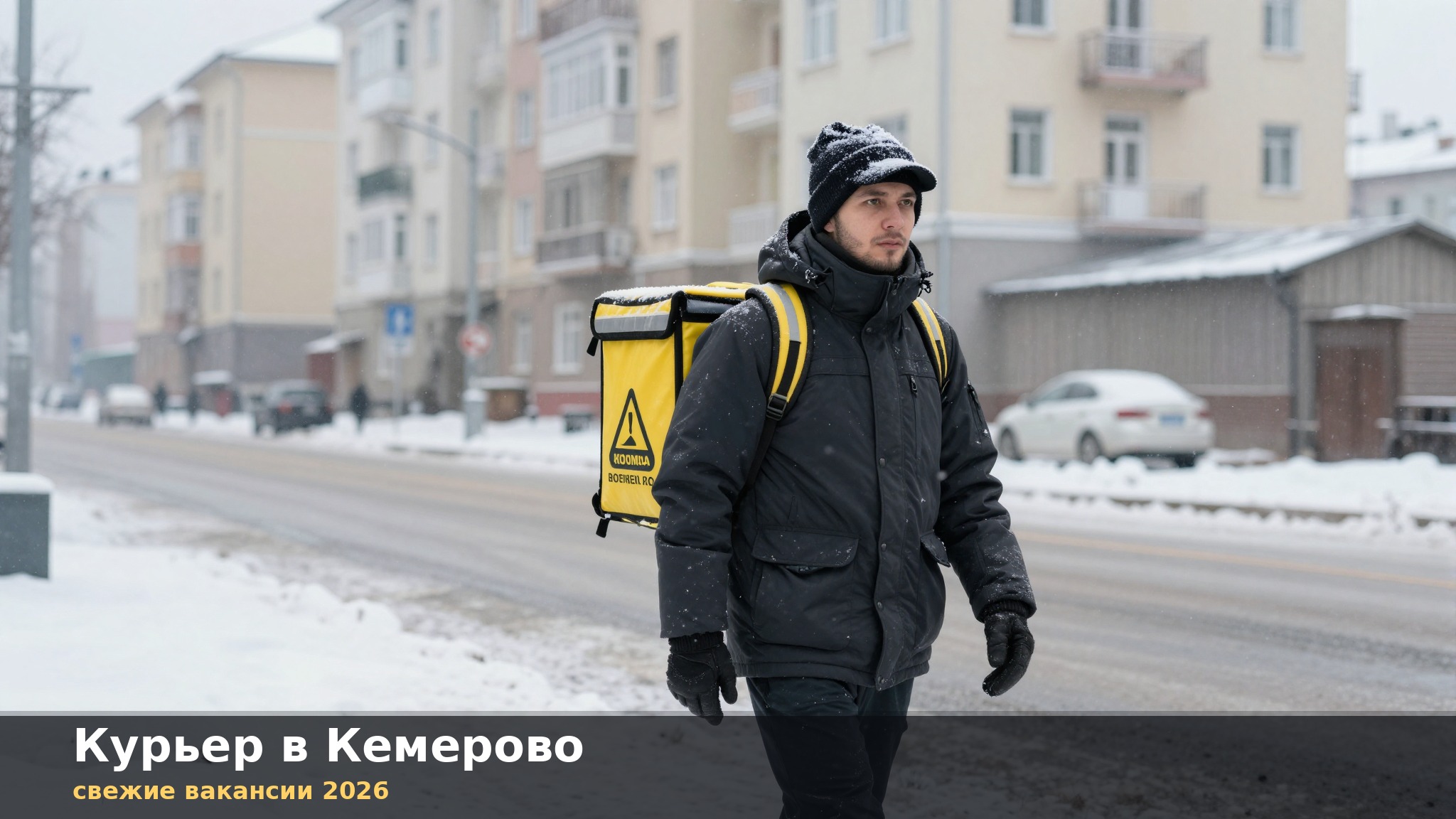 Курьер за работой в Кемерово — свежие вакансии доставки 2026